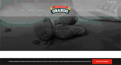 Desktop Screenshot of panaderiaobando.com